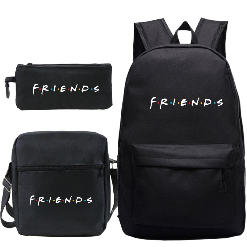 Kit Mochilas com 3 peças Série Friends