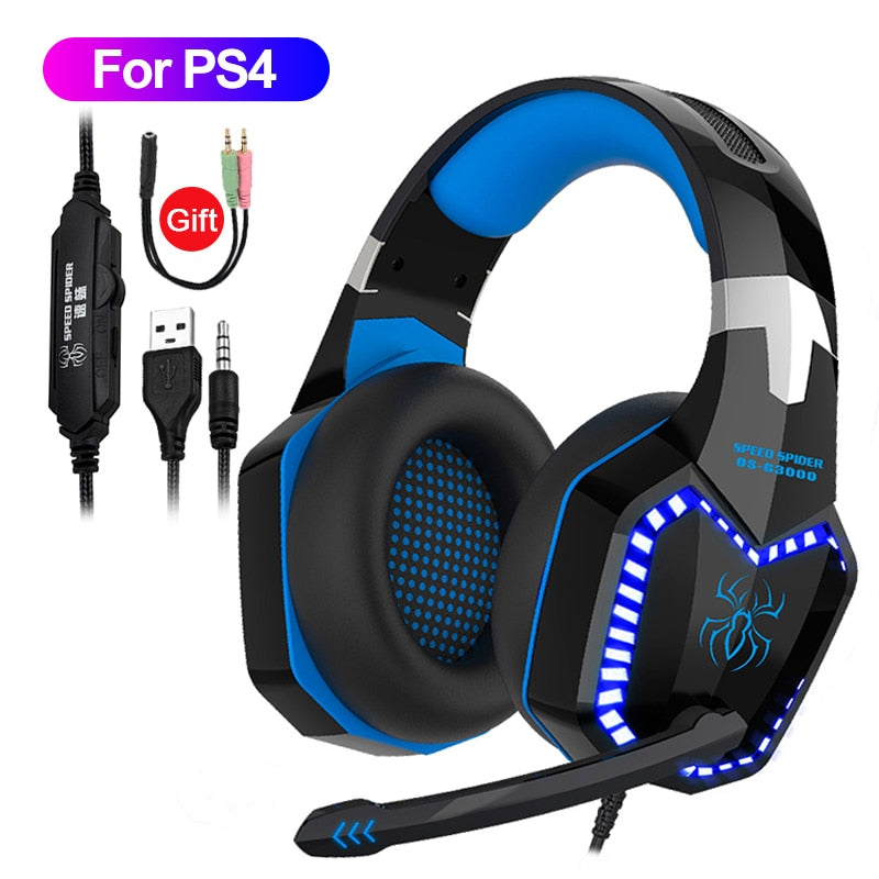 Headfone Kotion Each Gaming Stereo Playstation/Xbox/PC/Laptop/Android/IOS (Todos com Fio)