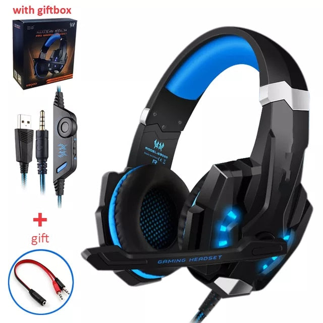 Headfone Kotion Each Gaming Stereo Playstation/Xbox/PC/Laptop/Android/IOS (Todos com Fio)