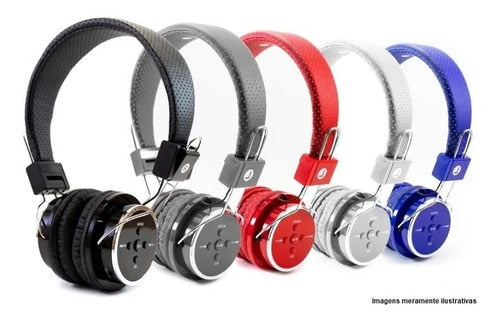 Headphone B-05 Bluetooth com FM, Micro SD