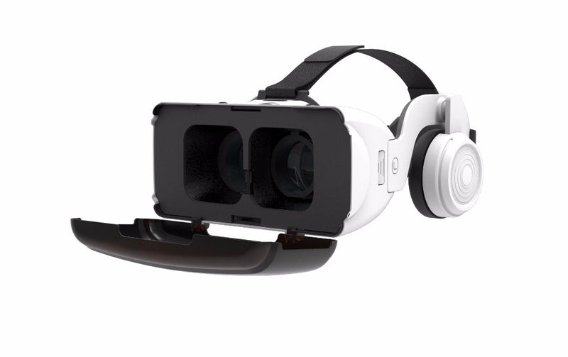 VR Shinecon 3D Glasses com Headsphone e Controle Gamepad/ Remoto