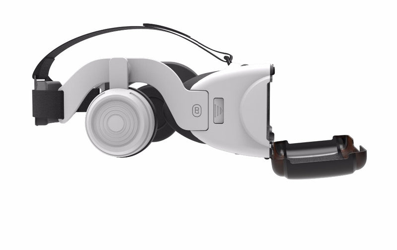 VR Shinecon 3D Glasses com Headsphone e Controle Gamepad/ Remoto