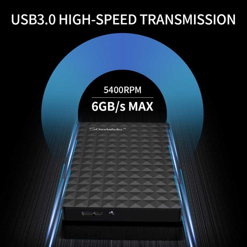 Disco Rígido Externo HD 2,5" USB 3.0 - Várias Cores e Capacidades de Memórias