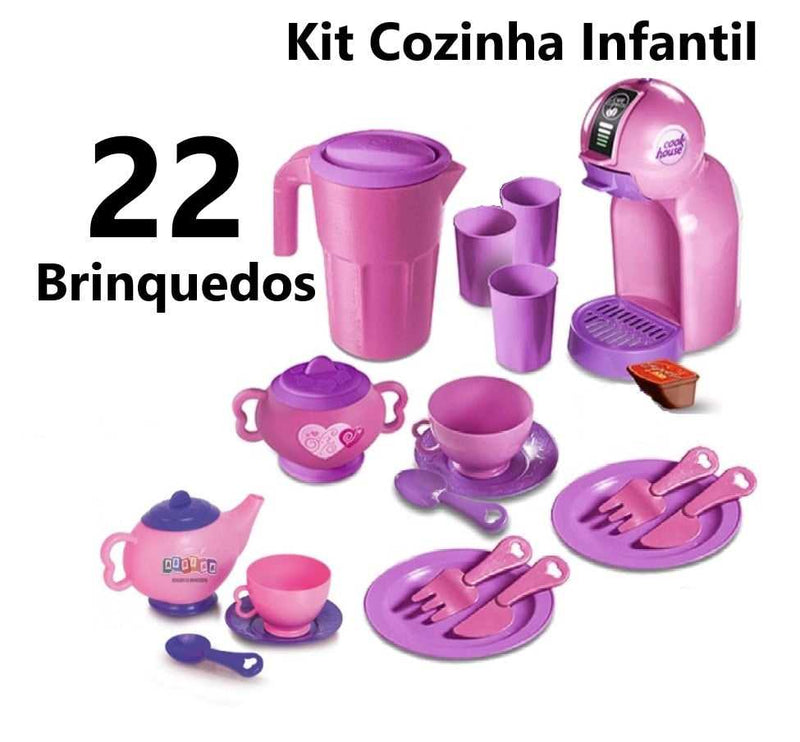 Kit de Cozinha Infantil com 22 Peças